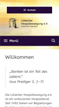 Mobile Screenshot of luebecker-hospizbewegung.de